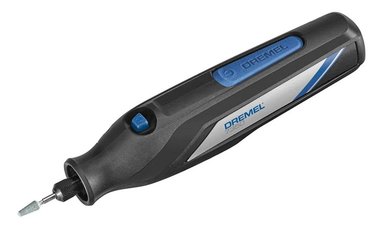 SET DE HERRAMIENTAS DREMEL MINITORNO MULTIPROPOSITO 7350 4V 12000 RPM + 6 ACCESORIOS