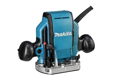 RUTEADORA 3/8 - 1/4 900W 35 MM + FRESA RECTA MAKITA RP0900X3 - 2