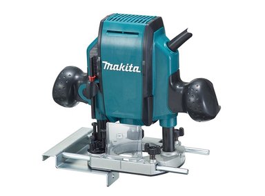 RUTEADORA 3/8 - 1/4 900W 35 MM + FRESA RECTA MAKITA RP0900X3 - 3