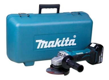 AMOLADORA ESMERIL INALAMBRICO 4-1/2 18V 3AH DGA452RFE MAKITA