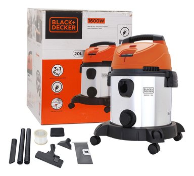 ASPIRADORA SECO/HÚMEDO 1600W 20 LT BLACK Y DECKER BDWDS20-B2C - 1