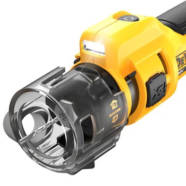 CORTADORA DE DRYWALL 1/8' - 1/4' 20V BRUSHLESS BARETOOL DEWALT DCE555B - 4