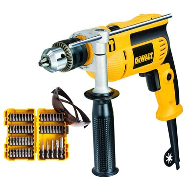 TALADRO PERCUTOR 1/2' + SET PUNTAS 53 PZS DEWALT DWD024-K28