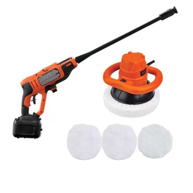 HIDROLAVADORA A PRESIÓN + PULIDORA ORBITAL 10' BLACK + DECKER KP12K-K3