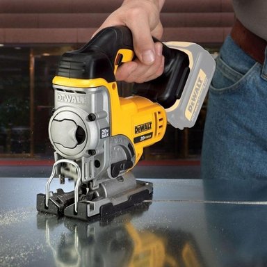 SIERRA CALADORA 20V CORTE EN 45° BARETOOL DEWALT DCS331B - 2