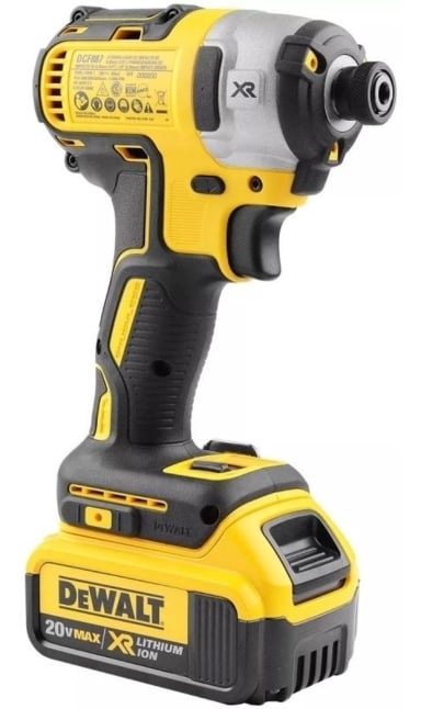 ATORNILLADOR DE IMPACTO 1/4' HEX 20V XR INC 2 BAT Y CARG DEWALT DCF887M2-B2 - 4