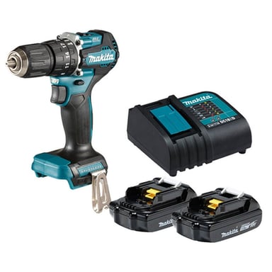 TALADRO PERCUTOR DHP487SYX2 + ASPIRADORA DCL182Z MAKITA - 2