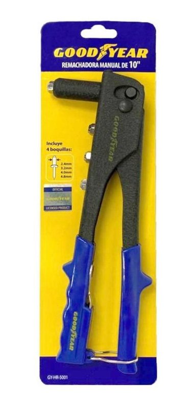 REMACHADORA MANUAL ALUMINIO 10 PULG GY-HR-5001 GOODYEAR