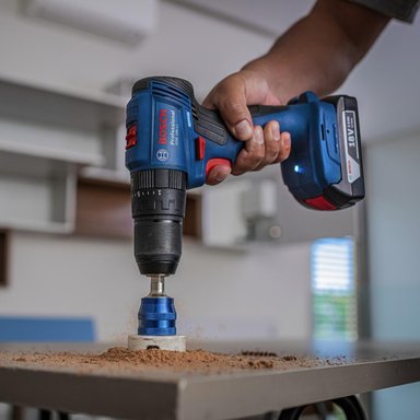 TALADRO PERCUTOR 1/2' 18V BRUSHLESS 1 BAT Y CARG + SET 23 PZS BOSCH GSB 185-LI - 7