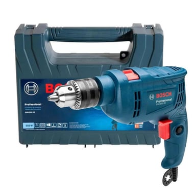 TALADRO PERCUTOR 1/2' 550W 49600 GPM MALETA BOSCH GSB 550 RE - 1