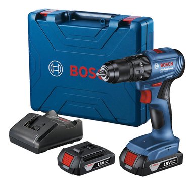 TALADRO PERCUTOR 13 MM 18V 2 BAT BOSCH GSB 185-LI