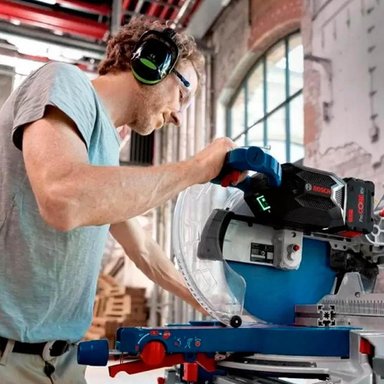 SIERRA INGLETEADORA 12 18V BARETOOL BOSCH GCM 18V-305 GDC - 5