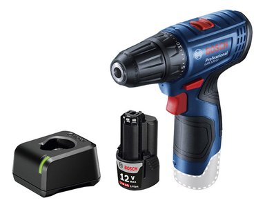 TALADRO ATORNILLADOR 3/8' 12V 30NM + 1 BAT Y CARG BOSCH