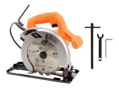 SIERRA CIRCULAR 184MM 1500W 62MM BLACK + DECKER CS1024-B2C