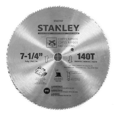 DISCO DE SIERRA CIRCULAR7-1/4STEEL GENERAL STA7747 STANLEY - 2