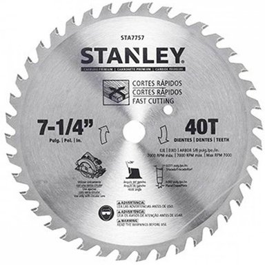 DISCO DE SIERRA CIRCULAR 7-1/4 X 40D STA7757 STANLEY