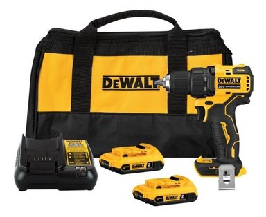 TALADRO DEWALT ATORNILLADOR DCD708D2-B2 1/2' 20V XR V.V.R C.C ATOMIC