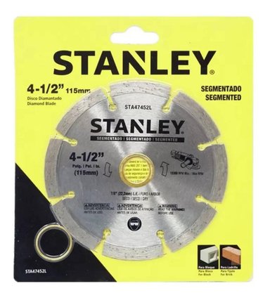 DISCO DIAMANTADO SEGMENTADO 4-1/2 STANLEY STA47452L