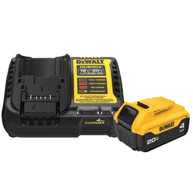 KIT DEWALT BATERÍA 4.0 AH + CARGADOR DE BATERÍA ION-LITIO 12V / 20V DCB204-K3 DCB204-B3 / DCB1104-B2