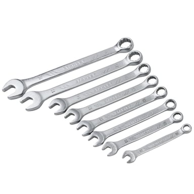 SET LLAVES COMBINADAS STANLEY STMT73648-LA MILIMÉTRICAS 8 UNIDADES - 2