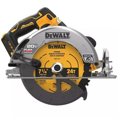 SIERRA CIRCULAR 7 1/4' 20V FLEXVOLT BARETOOL DEWALT DCS573B