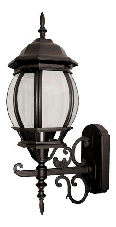 FAROL DE PARED COLONIAL SOPORTADO NEGRO FULGORE FU0784