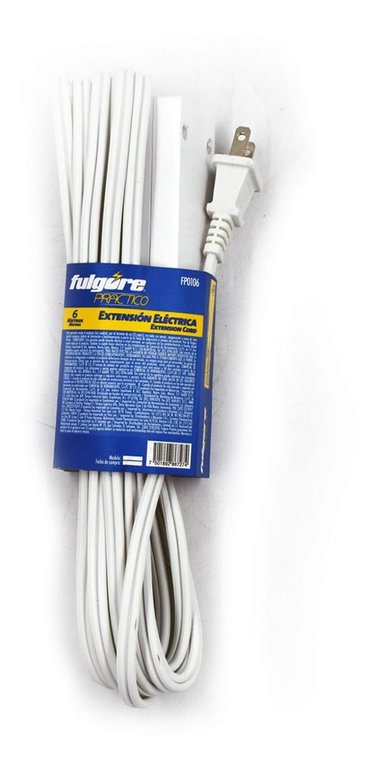EXTENSIÓN DOMÉSTICA BLANCA 6MTS CALIBRE 2X16 FP0106 FULGORE