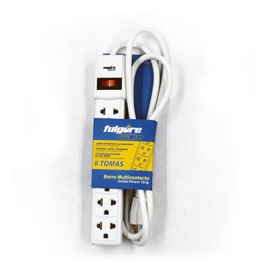 SUPRESOR DE PICOS 6 TOMAS FP0198 FULGORE