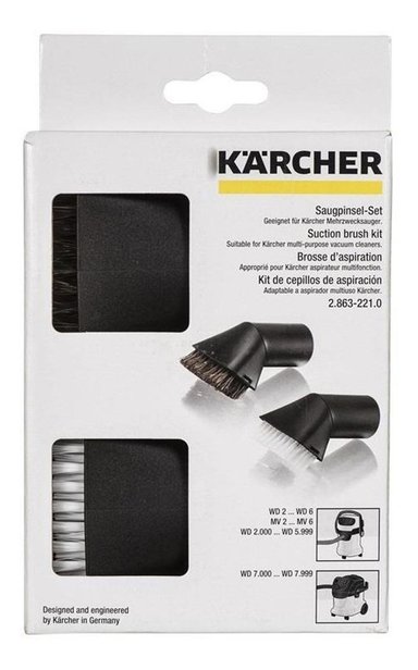 KIT DE PINCELES PARA ASPIRADORAS KARCHER - 2