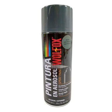 PINTURA SPRAY AEROSOL LATA WOLFOX GRIS MAQUINA 300ML WF0687