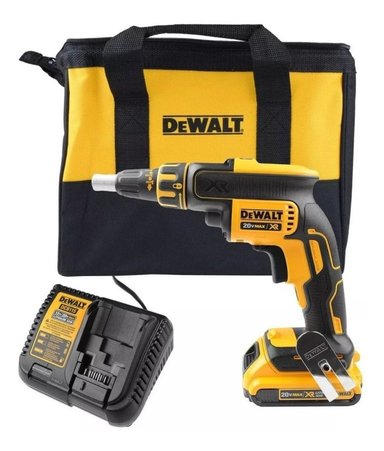 ATORNILLADOR DRYWALL 1/4 20V XR 4400RPM DCF620D2 DEWALT