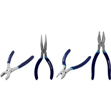 ALICATE DE PUNTA Y CORTE 6' + ALICATE CORTE DIAGONAL 5' + ALICATE MECANICO 8' + PINZA DE ELECTRICIST