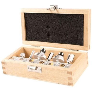 JUEGO DE FRESAS ENCASTRE 1/4 6PCS MAKITA D-53578