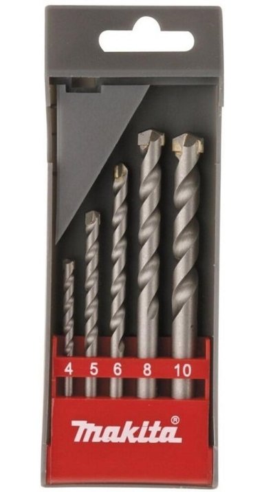 SET DE BROCAS PARA CONCRETO (5 PCS) MAKITA D-05175