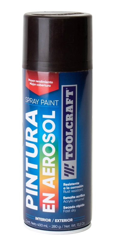 PINTURA EN SPRAY COLORES BÁSICOS CAFÉ MADERA TOOLCRAFT