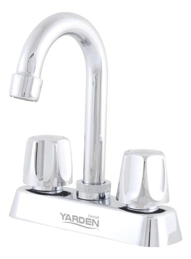 GRIFO LLAVE MEZCLADORA LAVATORIO 4 CROMADO YE0003 YARDEN