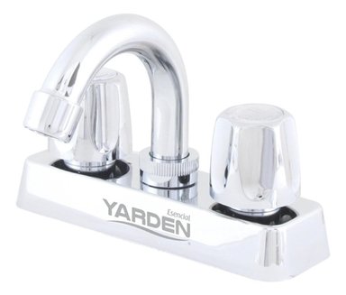 GRIFO LLAVE MEZCLADORA LAVATORIO 4 CROMADO YE0002 YARDEN