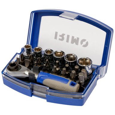 JUEGO DE HERRAMIENTAS 1/4' 23 PIEZAS IRIMO 109-23-4