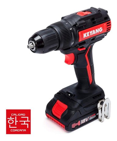 TALADRO ATORNILLADOR 1/2 18V 55NM 2.0AH KEYANG DD18BL-W