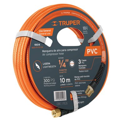 MANGUERA ARMADA 1/4' 10 METROS TRUPER 19014
