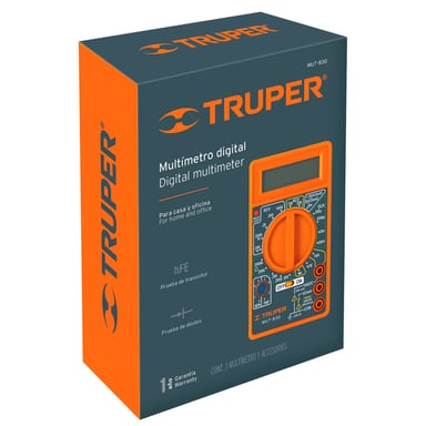 MULTIMETRO DIGITAL CASERO 200V 750V 10400 TRUPER - 3