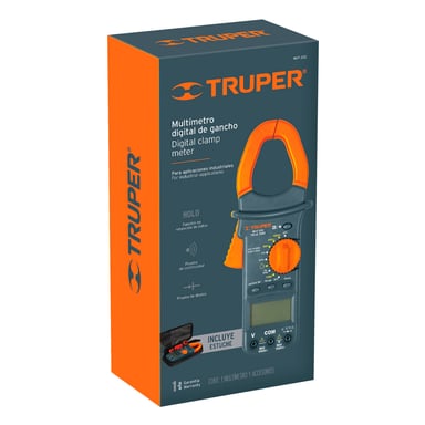 MULTIMETRO DIGITAL CON PINZA 600MV-750V TRUPER 10404 - 3