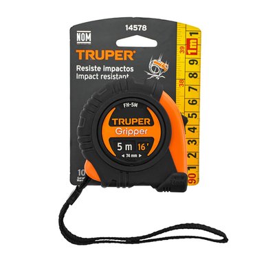 CINTA METRICA 5 METROS CONTRA IMPACTOS TRUPER 14578