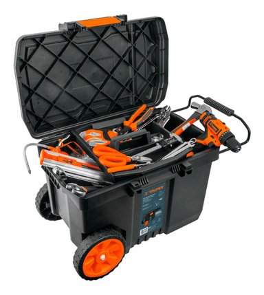 CAJA PARA HERRAMIENTAS 23 CON RUEDAS TRUPER 10902