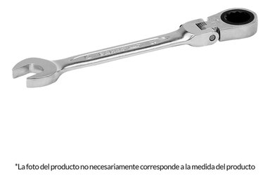LLAVE MIXTA MILIMETRICA ACABADO CROMADO CON RATCHET 14MM
