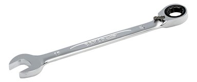 LLAVE MIXTA MILIMETRICA ACABADO CROMADO C/ RACHET 22MM BAHCO