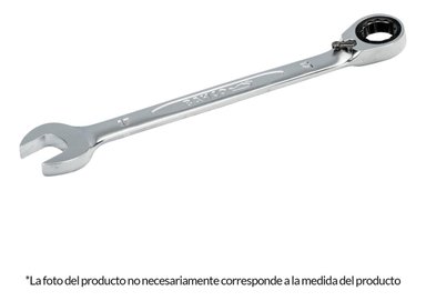 LLAVE MIXTA MILIMETRICA ACABADO CROMADO C/ RACHET 12MM BAHCO