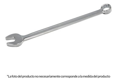 LLAVE MIXTA MILIMETRICA EXTRALARGA ACABADO CROMADO 12MM