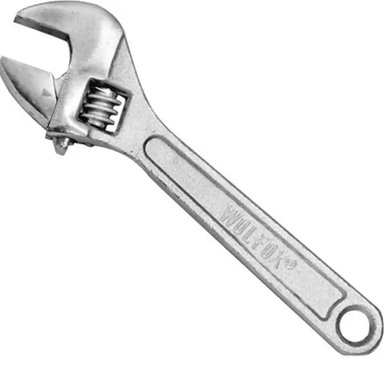 LLAVE AJUSTABLE CROMADA 6 WOLFOX WF4506