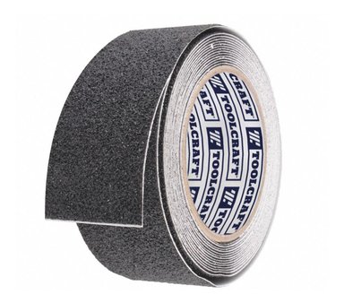 CINTA ANTIDERRAPANTE 25MMX5M NEGRO TOOLCRAFT TC5102